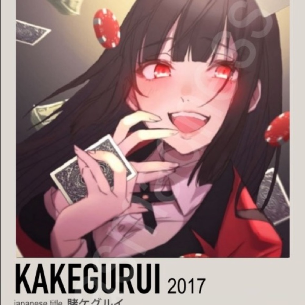 Kakegurui Anime Keychain